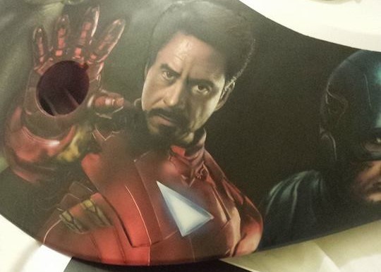 Airbrushed Avengers Jetski